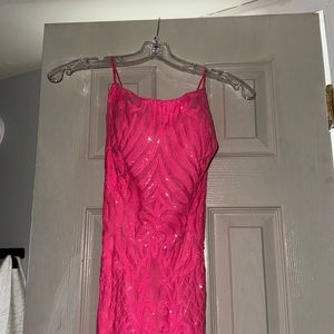 Hot Pink Prom Dress